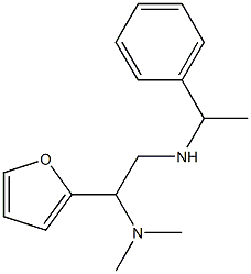 [2-(dimethylamino)-2-(furan-2-yl)ethyl](1-phenylethyl)amine|