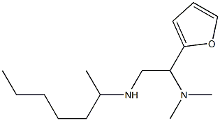 [2-(dimethylamino)-2-(furan-2-yl)ethyl](heptan-2-yl)amine|