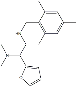 [2-(dimethylamino)-2-(furan-2-yl)ethyl][(2,4,6-trimethylphenyl)methyl]amine Structure