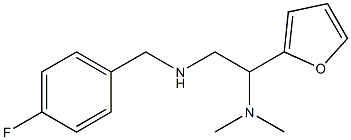 [2-(dimethylamino)-2-(furan-2-yl)ethyl][(4-fluorophenyl)methyl]amine