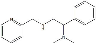 [2-(dimethylamino)-2-phenylethyl](pyridin-2-ylmethyl)amine Struktur