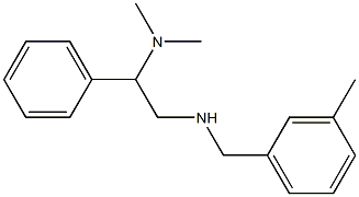 [2-(dimethylamino)-2-phenylethyl][(3-methylphenyl)methyl]amine|