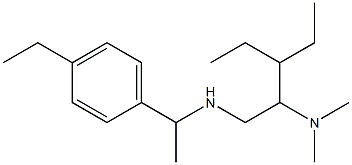 [2-(dimethylamino)-3-ethylpentyl][1-(4-ethylphenyl)ethyl]amine,,结构式