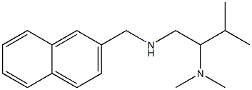 [2-(dimethylamino)-3-methylbutyl](naphthalen-2-ylmethyl)amine 化学構造式