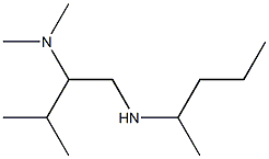 [2-(dimethylamino)-3-methylbutyl](pentan-2-yl)amine Structure