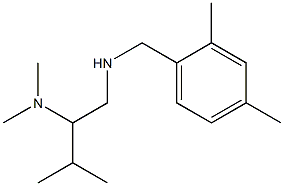 [2-(dimethylamino)-3-methylbutyl][(2,4-dimethylphenyl)methyl]amine 结构式