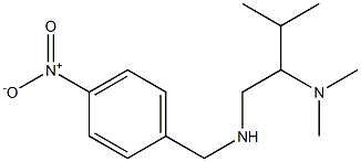 [2-(dimethylamino)-3-methylbutyl][(4-nitrophenyl)methyl]amine,,结构式
