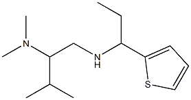 [2-(dimethylamino)-3-methylbutyl][1-(thiophen-2-yl)propyl]amine 结构式