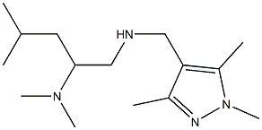 [2-(dimethylamino)-4-methylpentyl][(1,3,5-trimethyl-1H-pyrazol-4-yl)methyl]amine