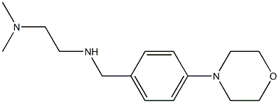 [2-(dimethylamino)ethyl]({[4-(morpholin-4-yl)phenyl]methyl})amine Structure