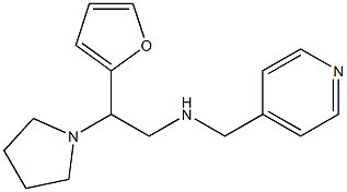  [2-(furan-2-yl)-2-(pyrrolidin-1-yl)ethyl](pyridin-4-ylmethyl)amine