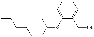 [2-(octan-2-yloxy)phenyl]methanamine 结构式