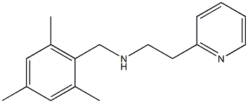 [2-(pyridin-2-yl)ethyl][(2,4,6-trimethylphenyl)methyl]amine Structure