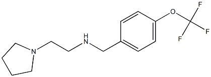 [2-(pyrrolidin-1-yl)ethyl]({[4-(trifluoromethoxy)phenyl]methyl})amine|