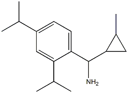 [2,4-bis(propan-2-yl)phenyl](2-methylcyclopropyl)methanamine 结构式