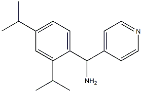 [2,4-bis(propan-2-yl)phenyl](pyridin-4-yl)methanamine Structure