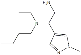 [2-amino-1-(1-methyl-1H-pyrazol-4-yl)ethyl](butyl)ethylamine|