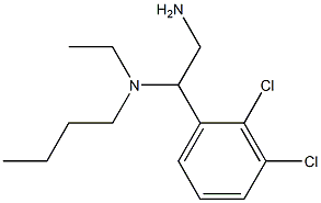 [2-amino-1-(2,3-dichlorophenyl)ethyl](butyl)ethylamine Structure