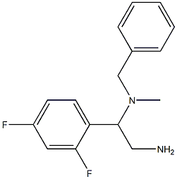 [2-amino-1-(2,4-difluorophenyl)ethyl](benzyl)methylamine,,结构式