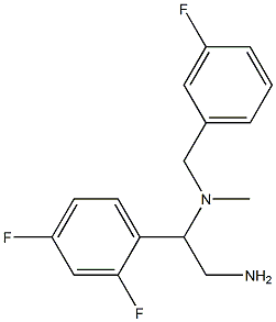 [2-amino-1-(2,4-difluorophenyl)ethyl][(3-fluorophenyl)methyl]methylamine