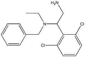 [2-amino-1-(2,6-dichlorophenyl)ethyl](benzyl)ethylamine Structure