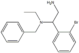 [2-amino-1-(2-bromophenyl)ethyl](benzyl)ethylamine Structure