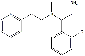 [2-amino-1-(2-chlorophenyl)ethyl](methyl)[2-(pyridin-2-yl)ethyl]amine