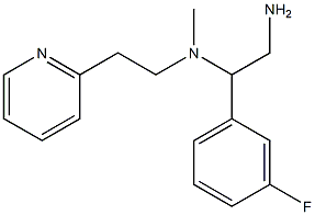 [2-amino-1-(3-fluorophenyl)ethyl](methyl)[2-(pyridin-2-yl)ethyl]amine
