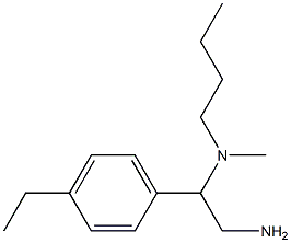 [2-amino-1-(4-ethylphenyl)ethyl](butyl)methylamine 结构式