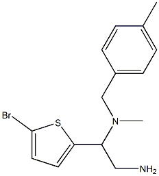 [2-amino-1-(5-bromothiophen-2-yl)ethyl](methyl)[(4-methylphenyl)methyl]amine