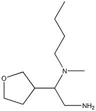 [2-amino-1-(oxolan-3-yl)ethyl](butyl)methylamine Structure