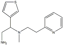 [2-amino-1-(thiophen-3-yl)ethyl](methyl)[2-(pyridin-2-yl)ethyl]amine