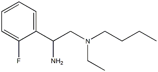 [2-amino-2-(2-fluorophenyl)ethyl](butyl)ethylamine Struktur