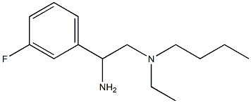 [2-amino-2-(3-fluorophenyl)ethyl](butyl)ethylamine Structure