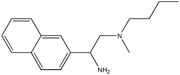 [2-amino-2-(naphthalen-2-yl)ethyl](butyl)methylamine,,结构式