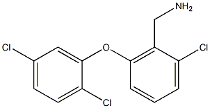 [2-chloro-6-(2,5-dichlorophenoxy)phenyl]methanamine Structure