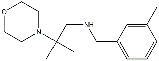 [2-methyl-2-(morpholin-4-yl)propyl][(3-methylphenyl)methyl]amine Structure