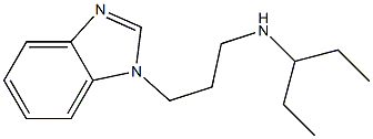 [3-(1H-1,3-benzodiazol-1-yl)propyl](pentan-3-yl)amine Structure