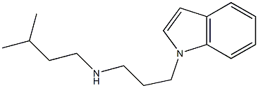 [3-(1H-indol-1-yl)propyl](3-methylbutyl)amine Structure