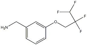 [3-(2,2,3,3-tetrafluoropropoxy)phenyl]methanamine Structure