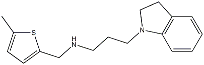 [3-(2,3-dihydro-1H-indol-1-yl)propyl][(5-methylthiophen-2-yl)methyl]amine