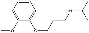 [3-(2-methoxyphenoxy)propyl](propan-2-yl)amine,,结构式