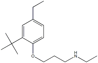 [3-(2-tert-butyl-4-ethylphenoxy)propyl](ethyl)amine Struktur