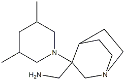 [3-(3,5-dimethylpiperidin-1-yl)-1-azabicyclo[2.2.2]octan-3-yl]methanamine