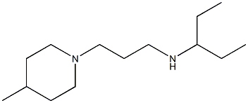 [3-(4-methylpiperidin-1-yl)propyl](pentan-3-yl)amine Structure