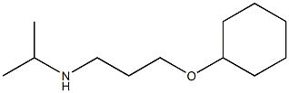 [3-(cyclohexyloxy)propyl](propan-2-yl)amine Structure