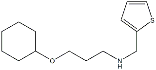 [3-(cyclohexyloxy)propyl](thiophen-2-ylmethyl)amine