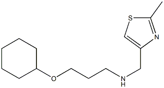 [3-(cyclohexyloxy)propyl][(2-methyl-1,3-thiazol-4-yl)methyl]amine