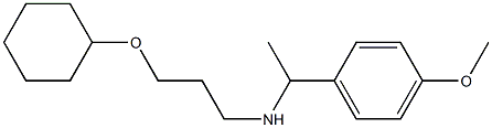 [3-(cyclohexyloxy)propyl][1-(4-methoxyphenyl)ethyl]amine Structure