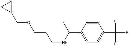  [3-(cyclopropylmethoxy)propyl]({1-[4-(trifluoromethyl)phenyl]ethyl})amine